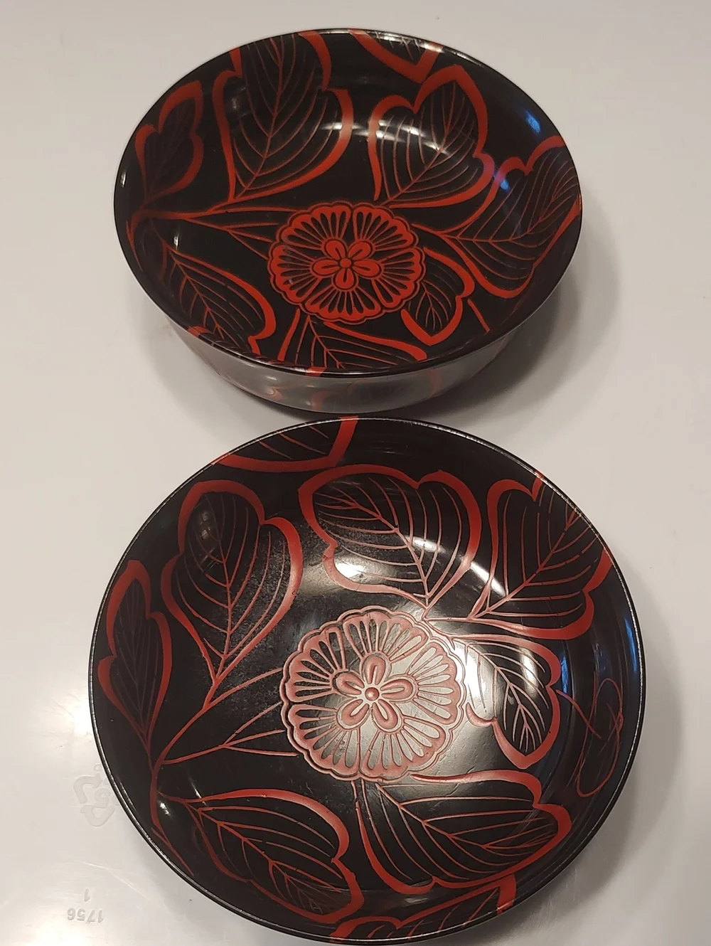 Vintage Japanese Lacquerware Bowls